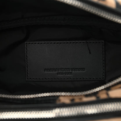 Alexander Wang Lambskin Suede Leopard Attica Belt Bag Black 5 of 10