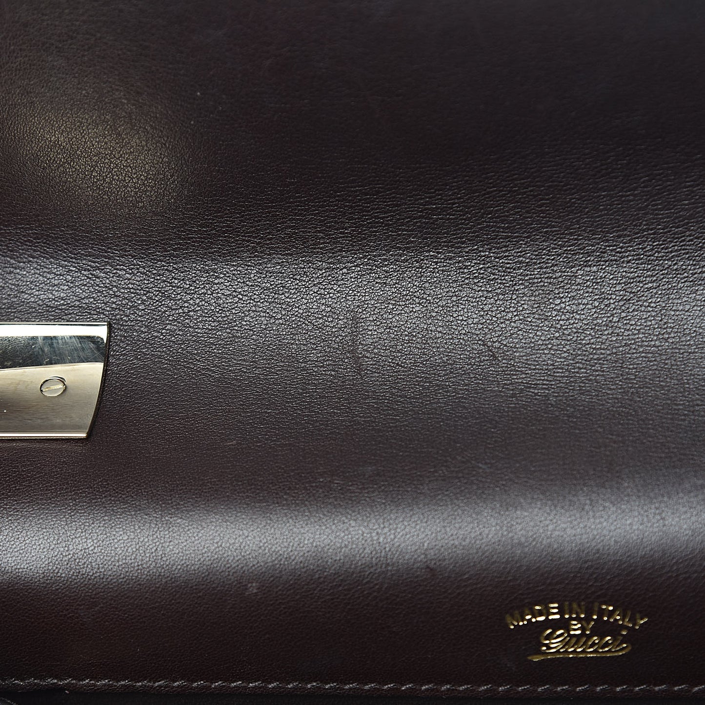 Calfskin Medium 1973 Shoulder Flap Bag Dark Brown