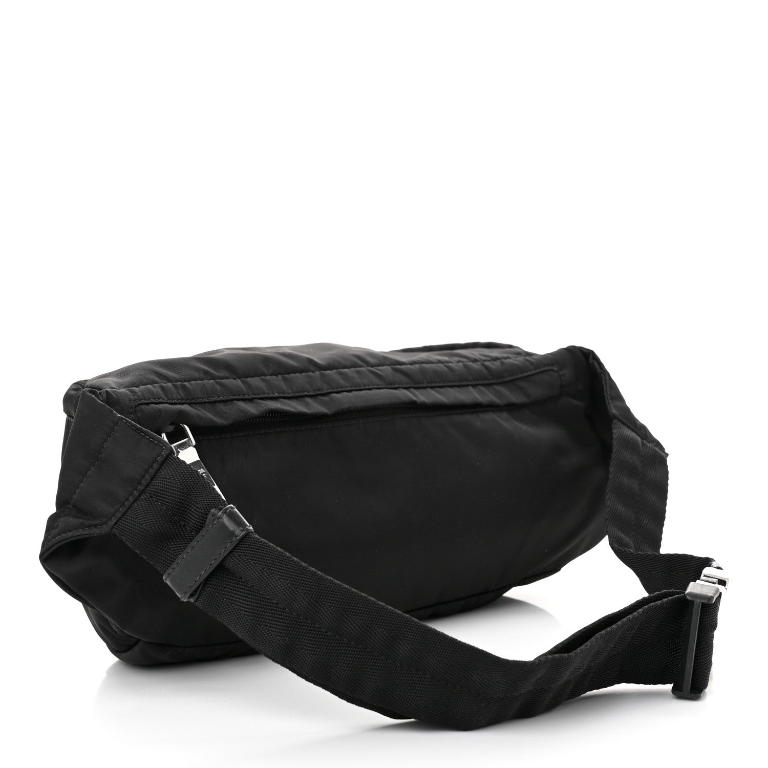 Prada Tessuto Nylon Belt Bag Black Verde 3 of 10