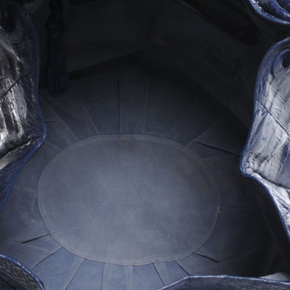 Nancy Gonzalez Crocodile Bag Blue 6 of 8