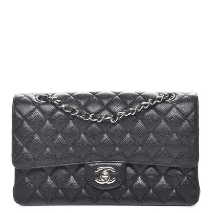 Chanel Caviar Quilted Medium Double Flap Black 1 of 9