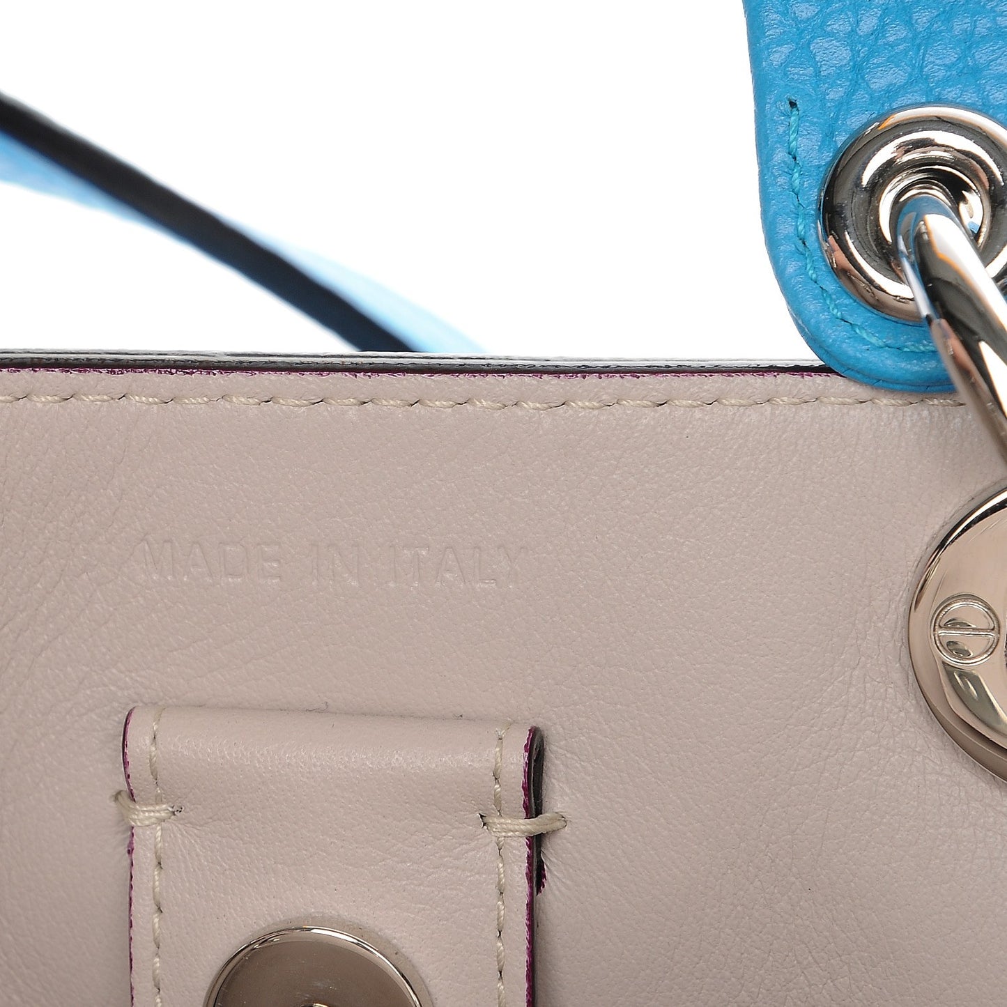 Bullcalf Small Diorissimo Tote Bleu Nosy