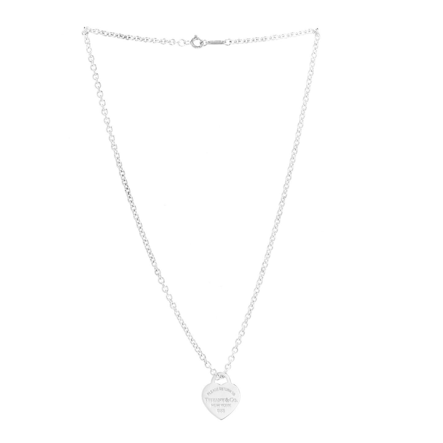 Sterling Silver Small Return to Tiffany Heart Pendant Necklace