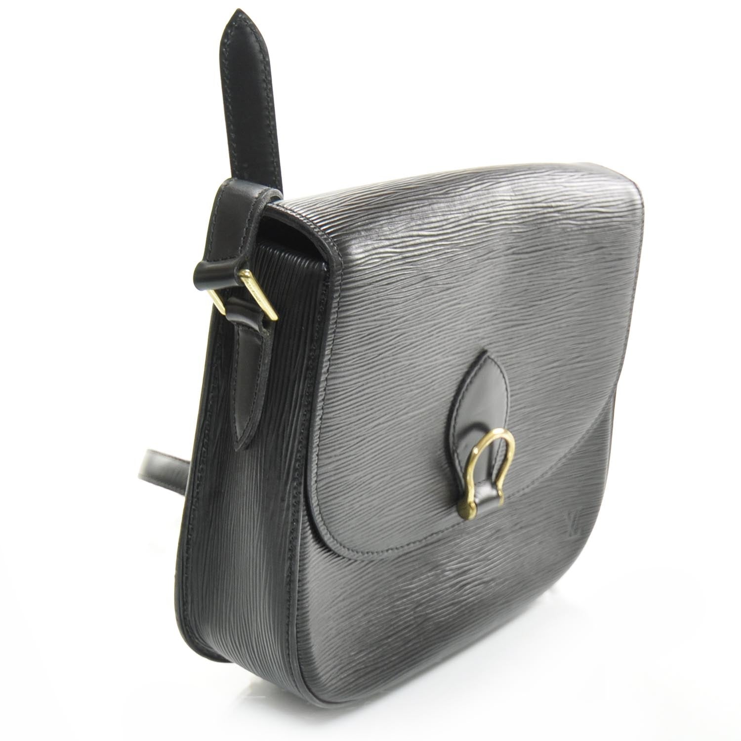 Louis Vuitton Epi Saint Cloud Black 3 of 8