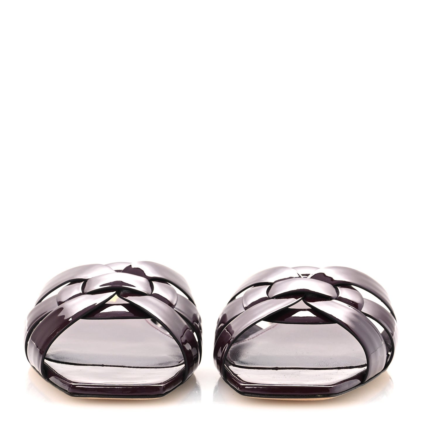 Vitello Vernice Tribute 05 Slide Sandals 38 Barolo