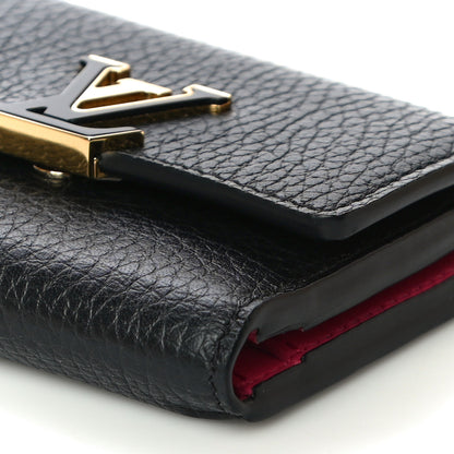Louis Vuitton Taurillon Capucines XS Wallet Black 9 of 10