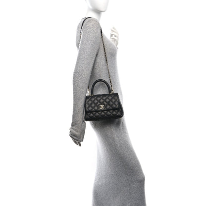 Chanel Caviar Quilted Mini Coco Handle Flap Black 2 of 11