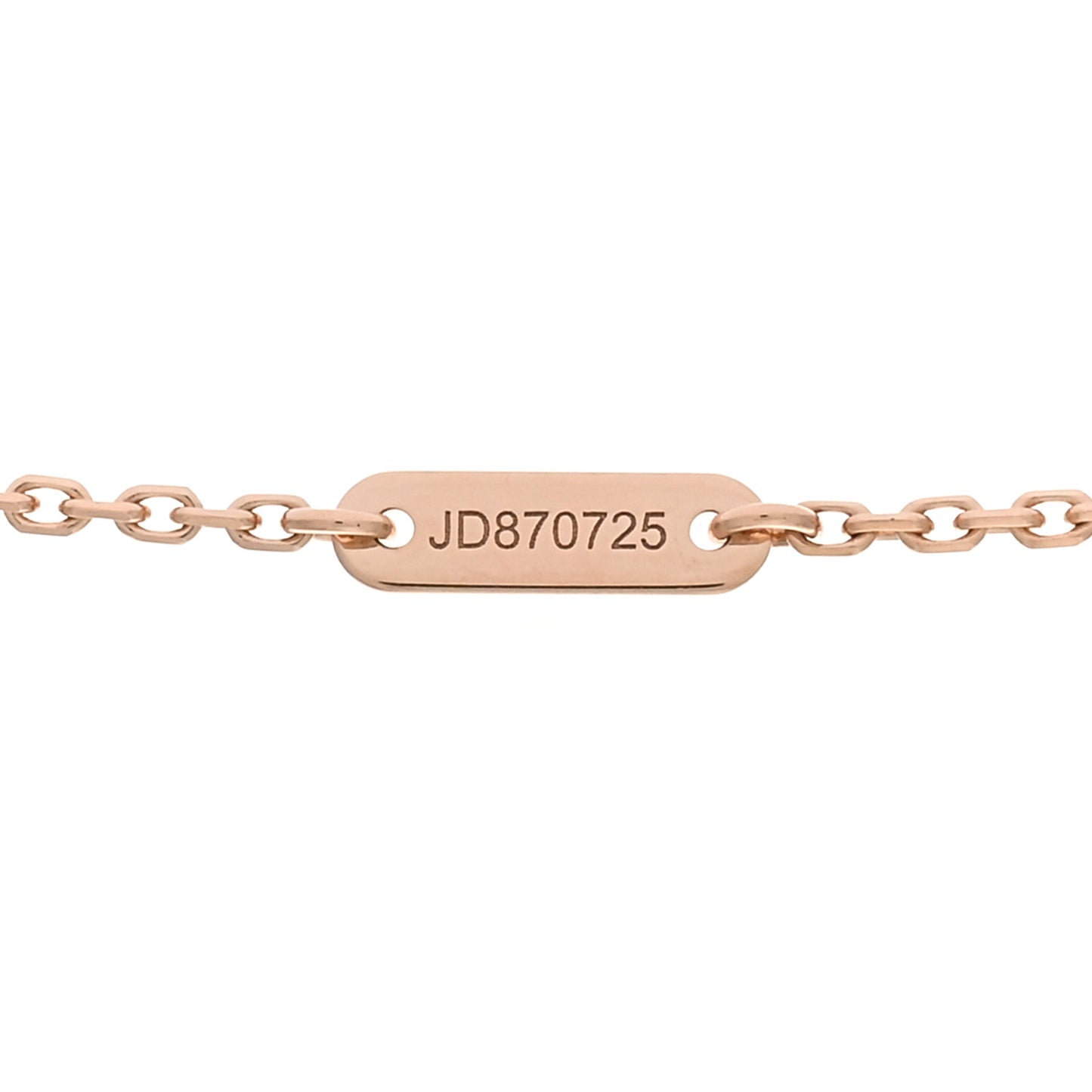 18K Rose Gold Carnelian Sweet Alhambra Pendant Necklace