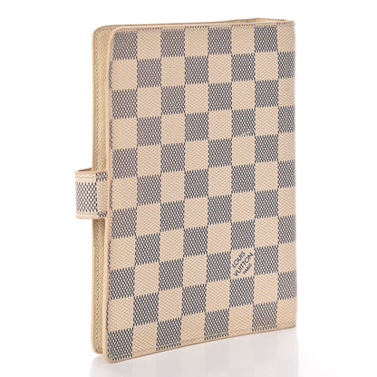 Louis Vuitton Damier Azur Medium Ring Agenda Cover 3 of 8