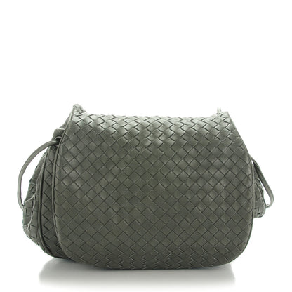 Bottega Veneta Nappa Intrecciato Messenger Bag New Light Grey 1 of 8