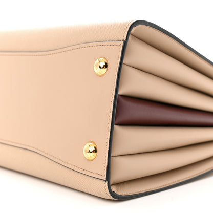 Prada Saffiano City Calfskin Bibliothèque Top Handle Cammeo Granato 10 of 10