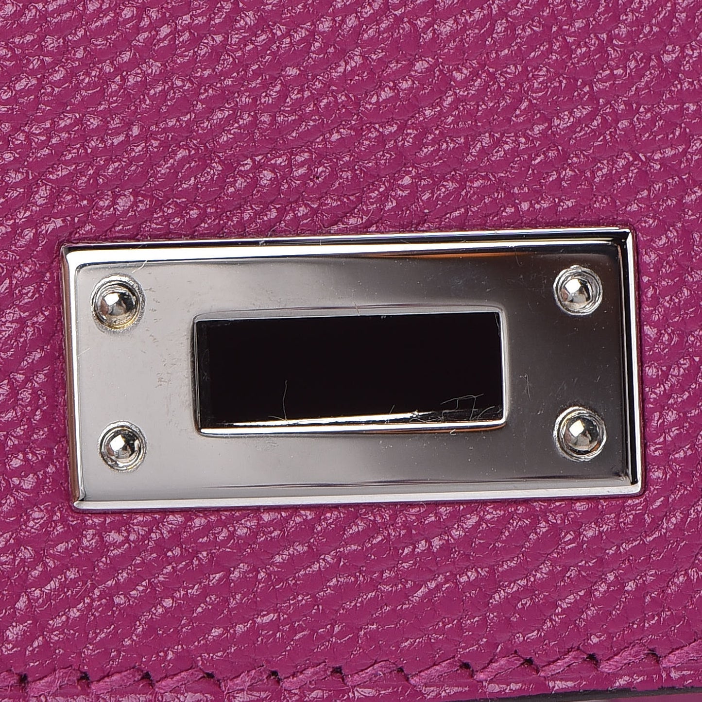 Chevre Mysore Mini Kelly Sellier 20 Rose Pourpre