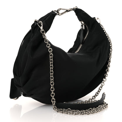 Prada Tessuto Nylon Saffiano Re-Edition 2006 Shoulder Bag Black Black 3 of 14