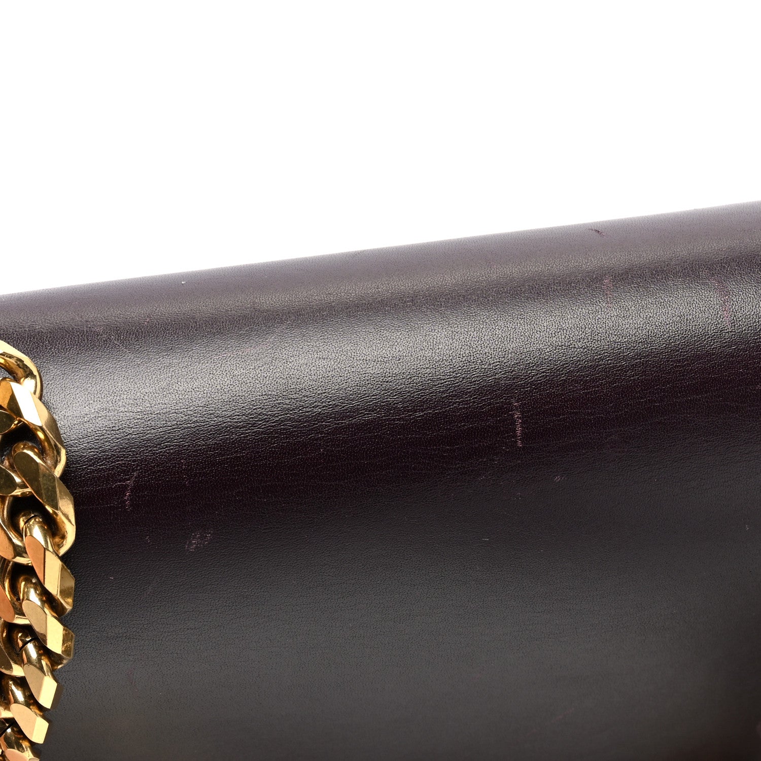 Alexander McQueen Calfskin Knuckle Shoulder Bag Burgundy 10 of 11
