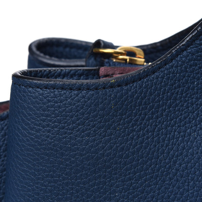 Celine Baby Grained Calfskin Medium Tri-Fold Bag Steel Blue 18 of 21
