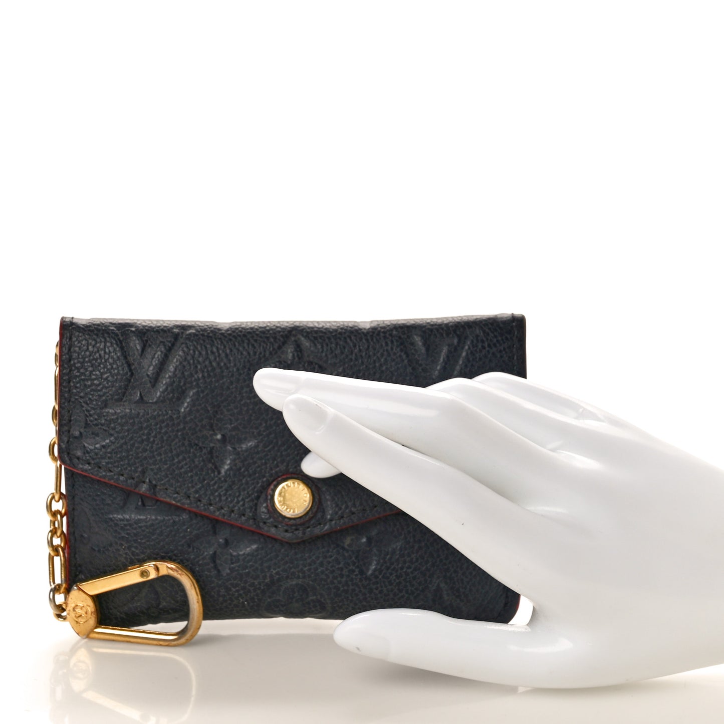 Empreinte Key Pouch Marine Rouge