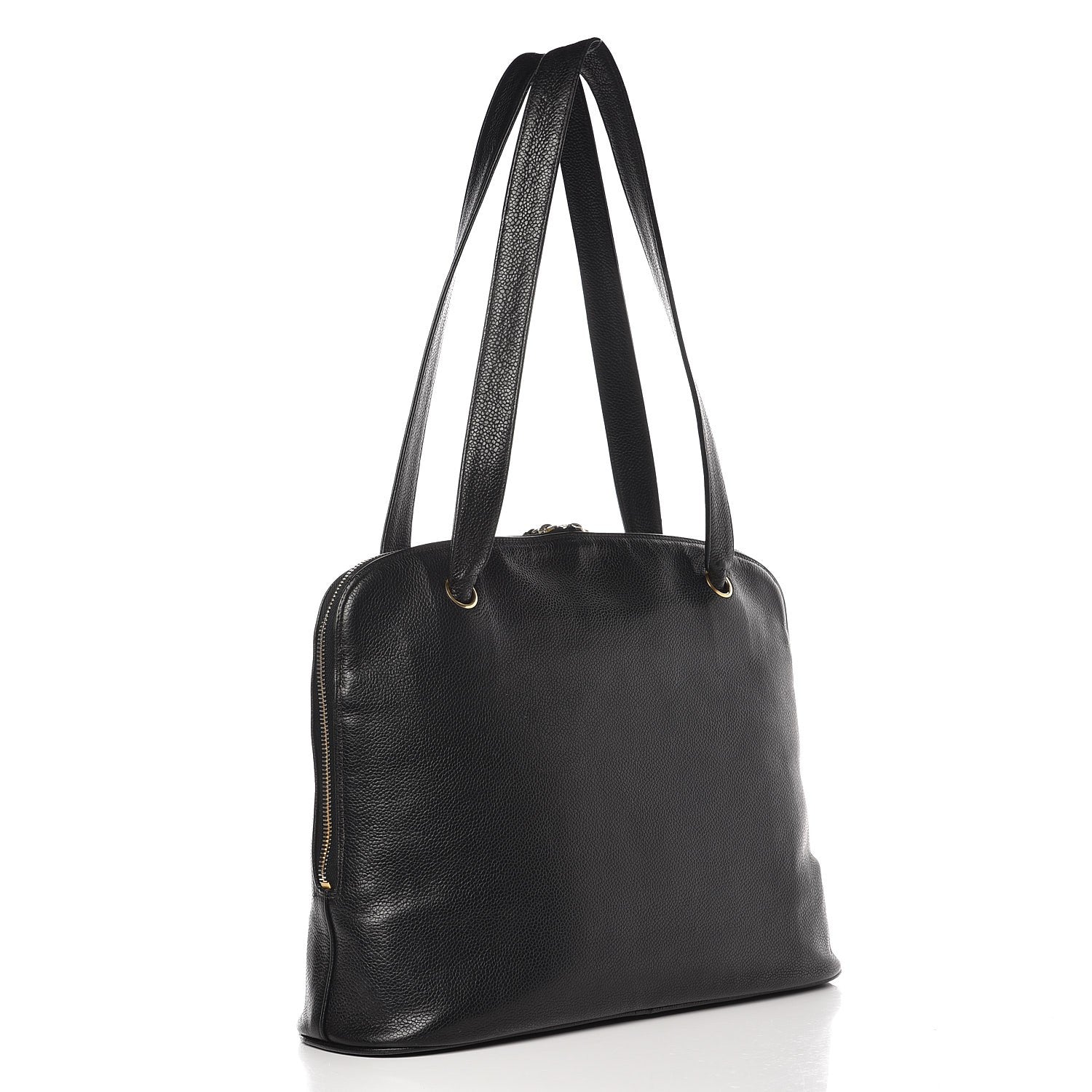 Chanel Caviar Large CC Shoulder Bag Black 3 of 20