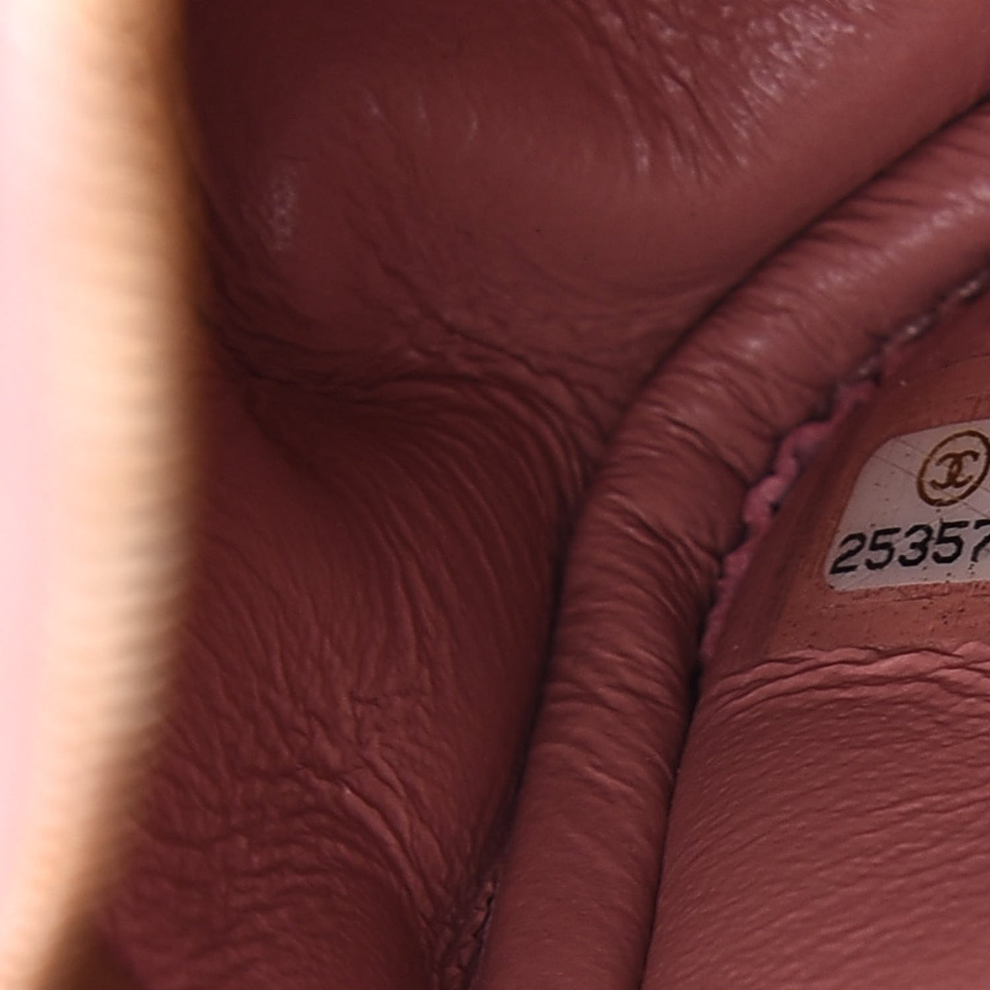 Aged Calfskin Quilted Mini Reissue Camera Case Pink
