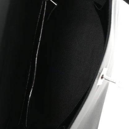Hermes Cheri Calfskin Kelly Retourne 25 Black 5 of 11