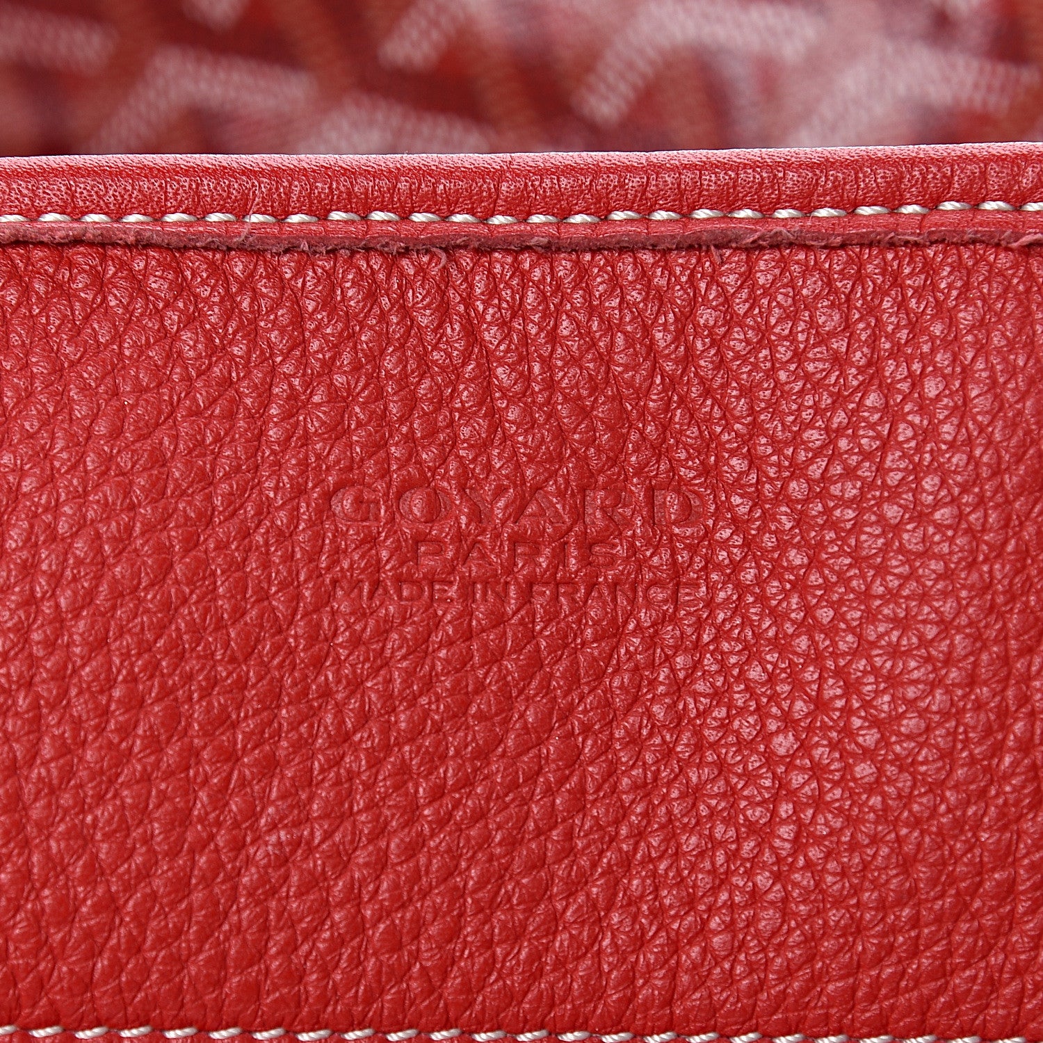Goyard Goyardine Sac Hardy Pet Carrier PM Red 6 of 17