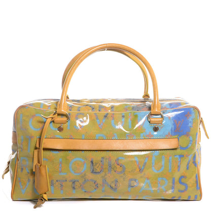Louis Vuitton Monogram Pulp Defile Weekender PM Yellow 1 of 7