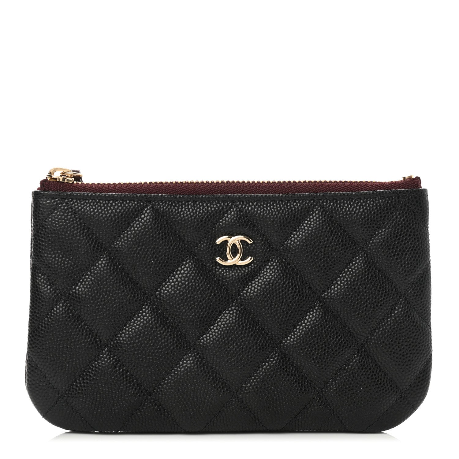 Chanel Caviar Quilted Small Cosmetic Case Black 1 of 7