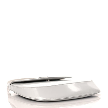 Prada Spazzolato Cleo Flap Shoulder Bag White 4 of 10