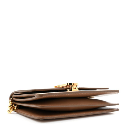 Burberry Calfskin Stingray Print Small TB Chain Bag Light Sand 4 of 15