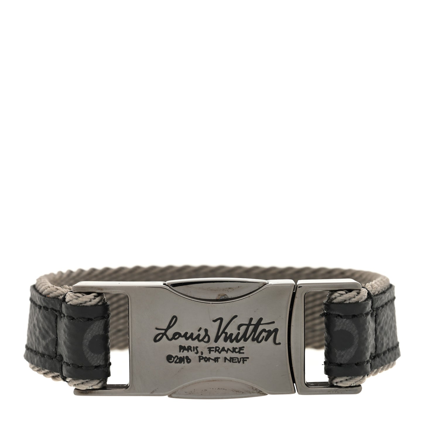 Monogram LV Fast Clip Eclipse Bracelet 19
