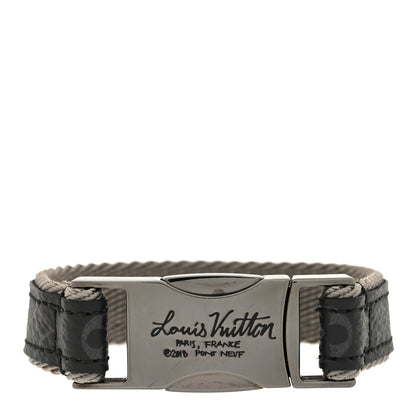 Louis Vuitton Monogram LV Fast Clip Eclipse Bracelet 19 1 of 4