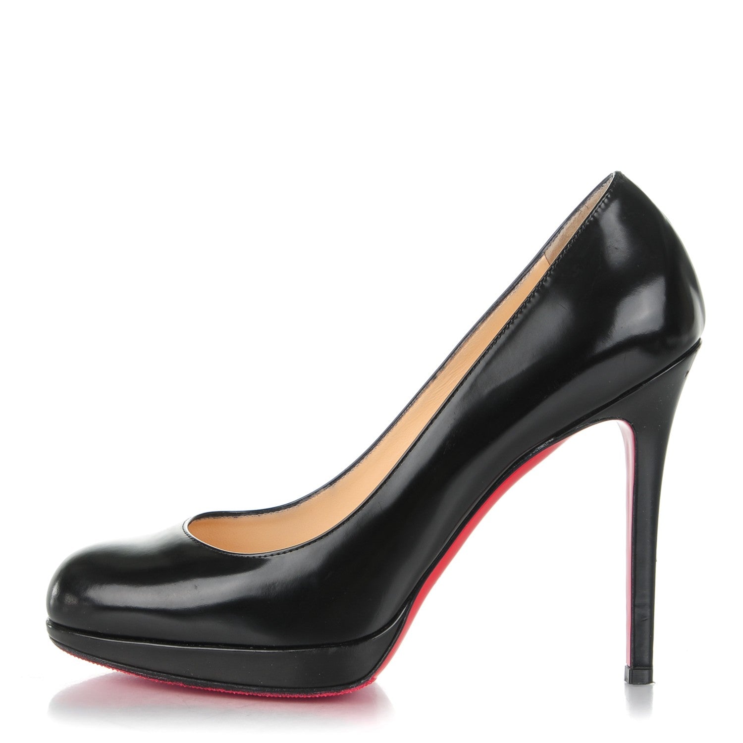 Christian Louboutin Jazz Calf New Simple 120 Pumps 37 Black 1 of 7