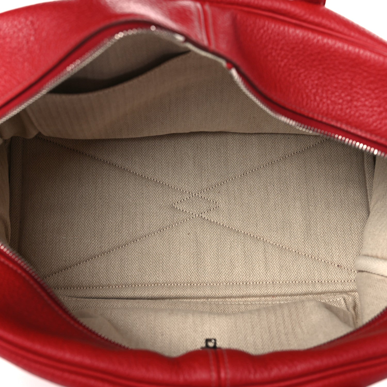 Hermes Taurillon Clemence Victoria 35 Rouge Garance 5 of 9