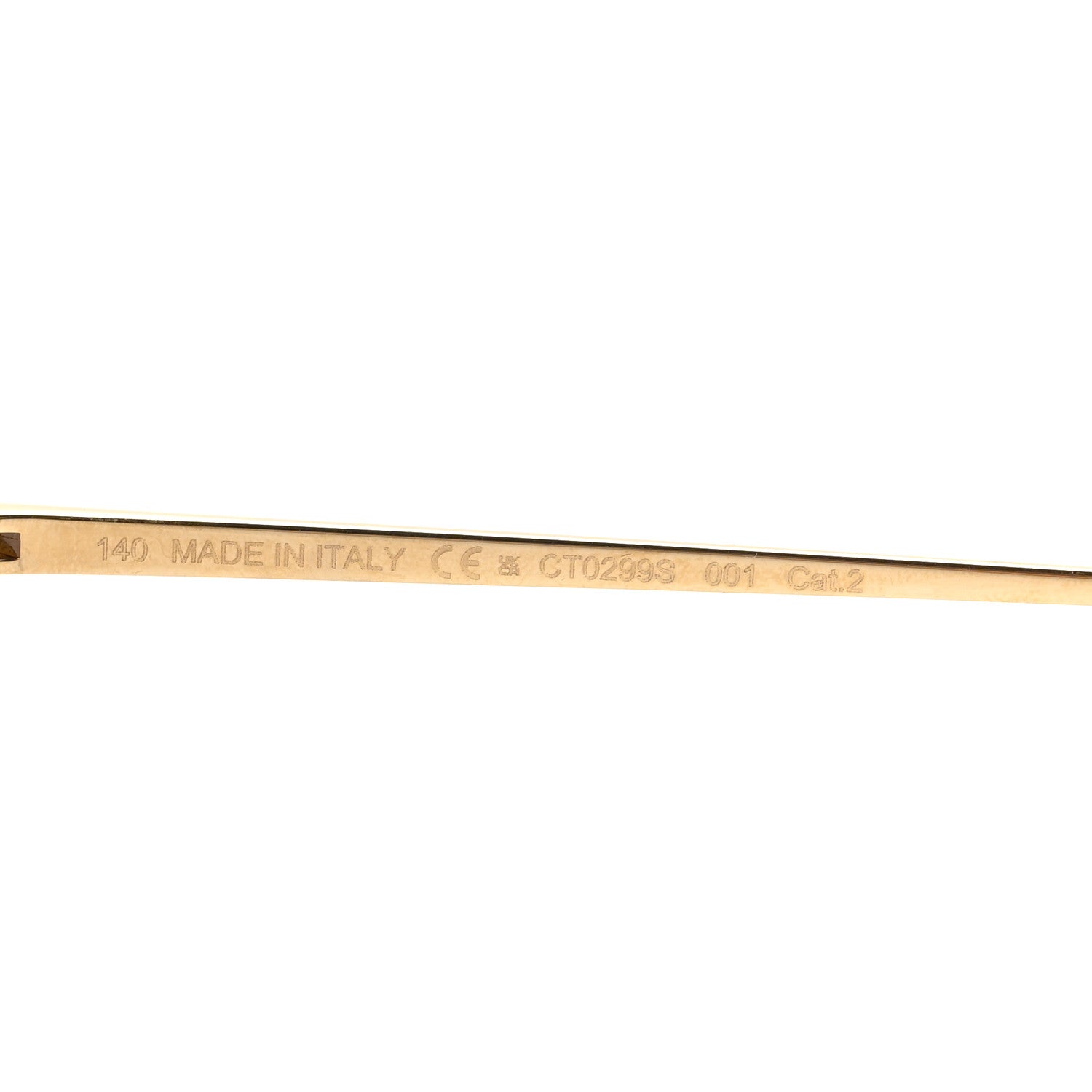 Cartier Panthere de Cartier Sunglasses CT0299S Gold Black 5 of 7