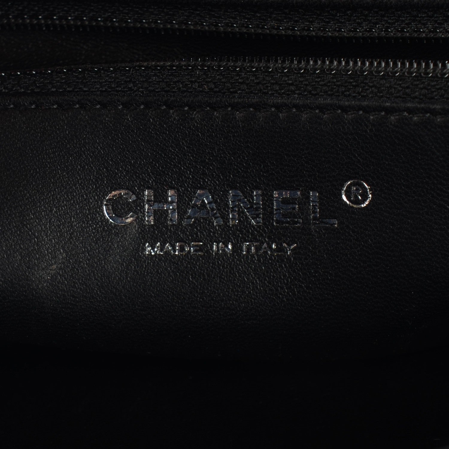 Chanel Shearling Lambskin Medium 100% Flap Black 7 of 9