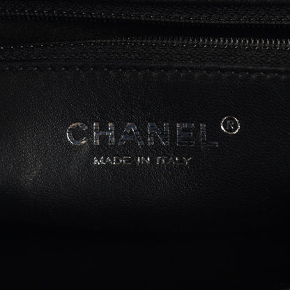 Chanel Shearling Lambskin Medium 100% Flap Black 7 of 9
