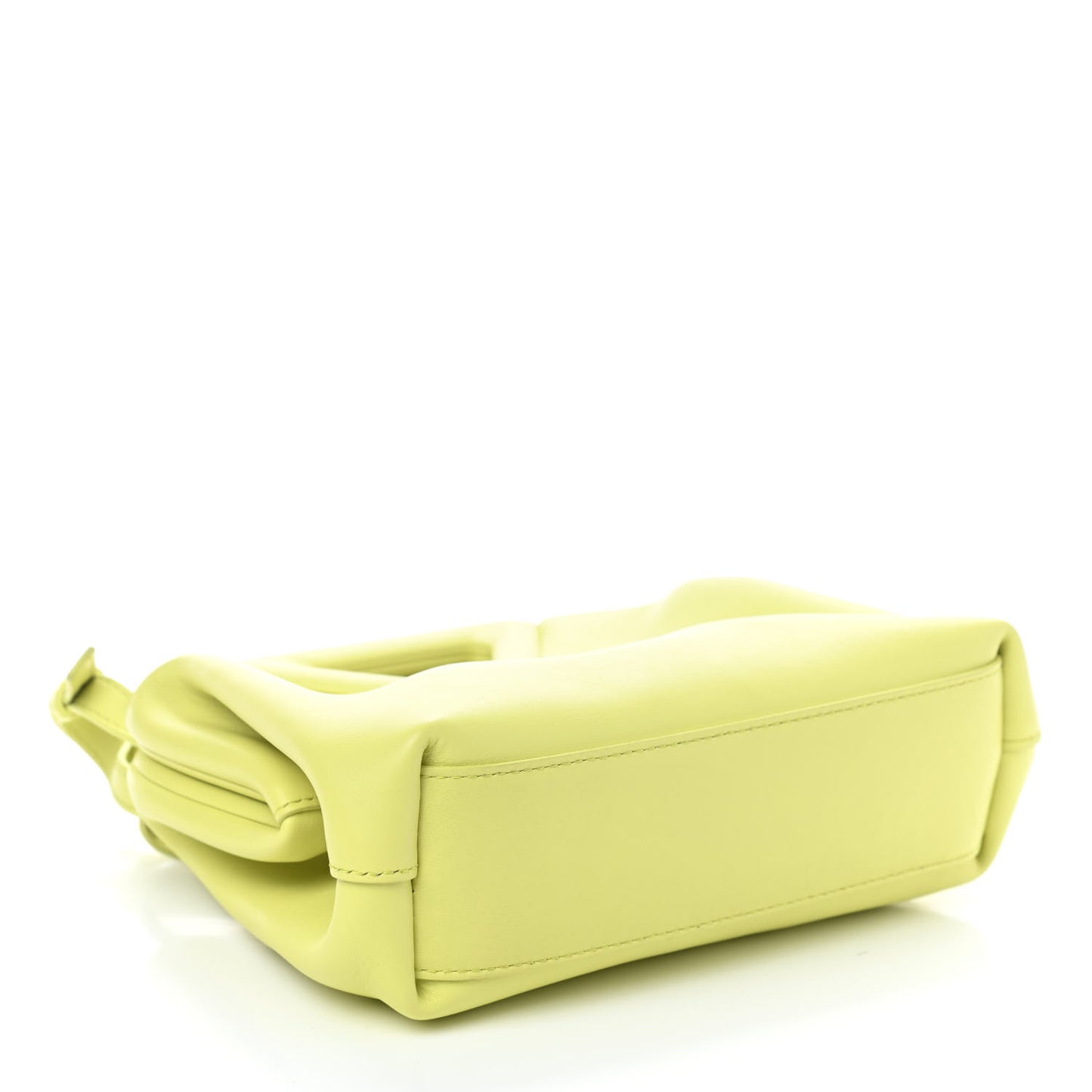 Calfskin Small The Point Triangle Bag Seagrass