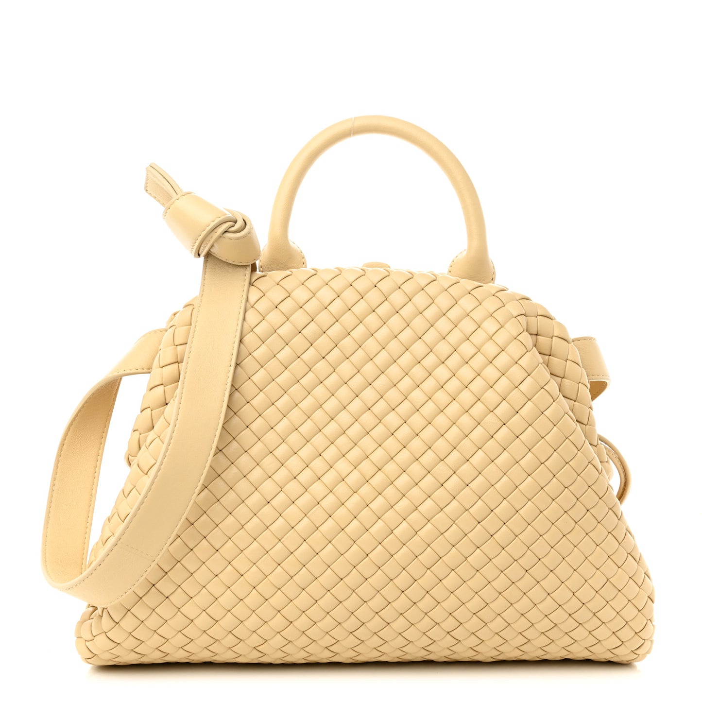 Nappa Intrecciato Padded The Handle Tote Porridge