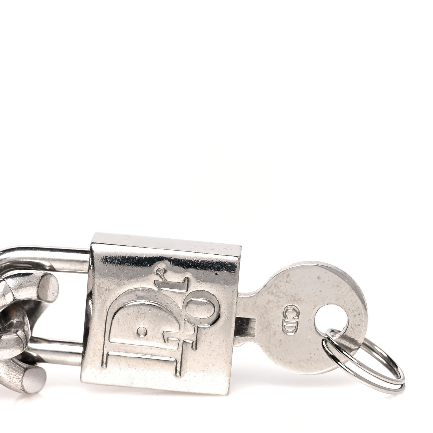 Christian Dior Metal Locket Chain Bracelet 4 of 4