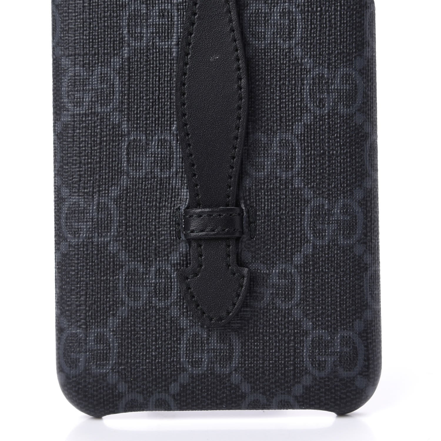 Gucci GG Supreme Monogram Top Handle iPhone XS Max Case Black 8 of 9