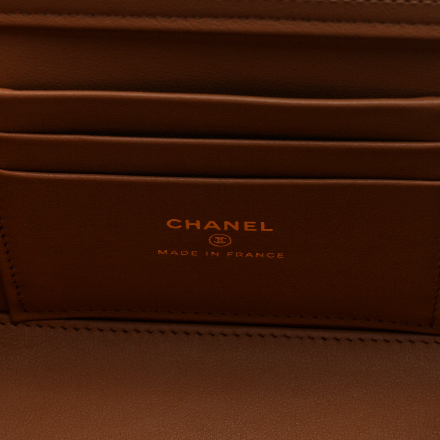 Chanel Patent Quilted Quilted Small Top Handle Vanity Case With Chain Dark Beige 6 of 11