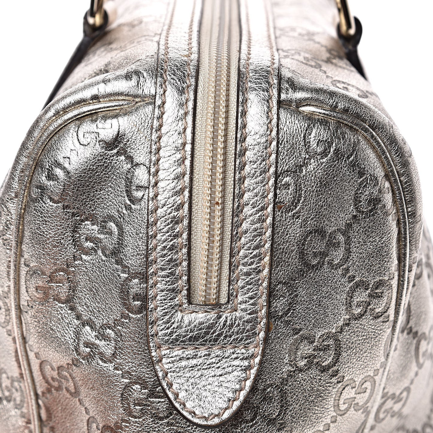 Metallic Guccissima Boston Gold