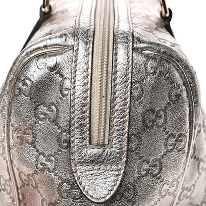 Gucci Metallic Guccissima Boston Gold 11 of 12