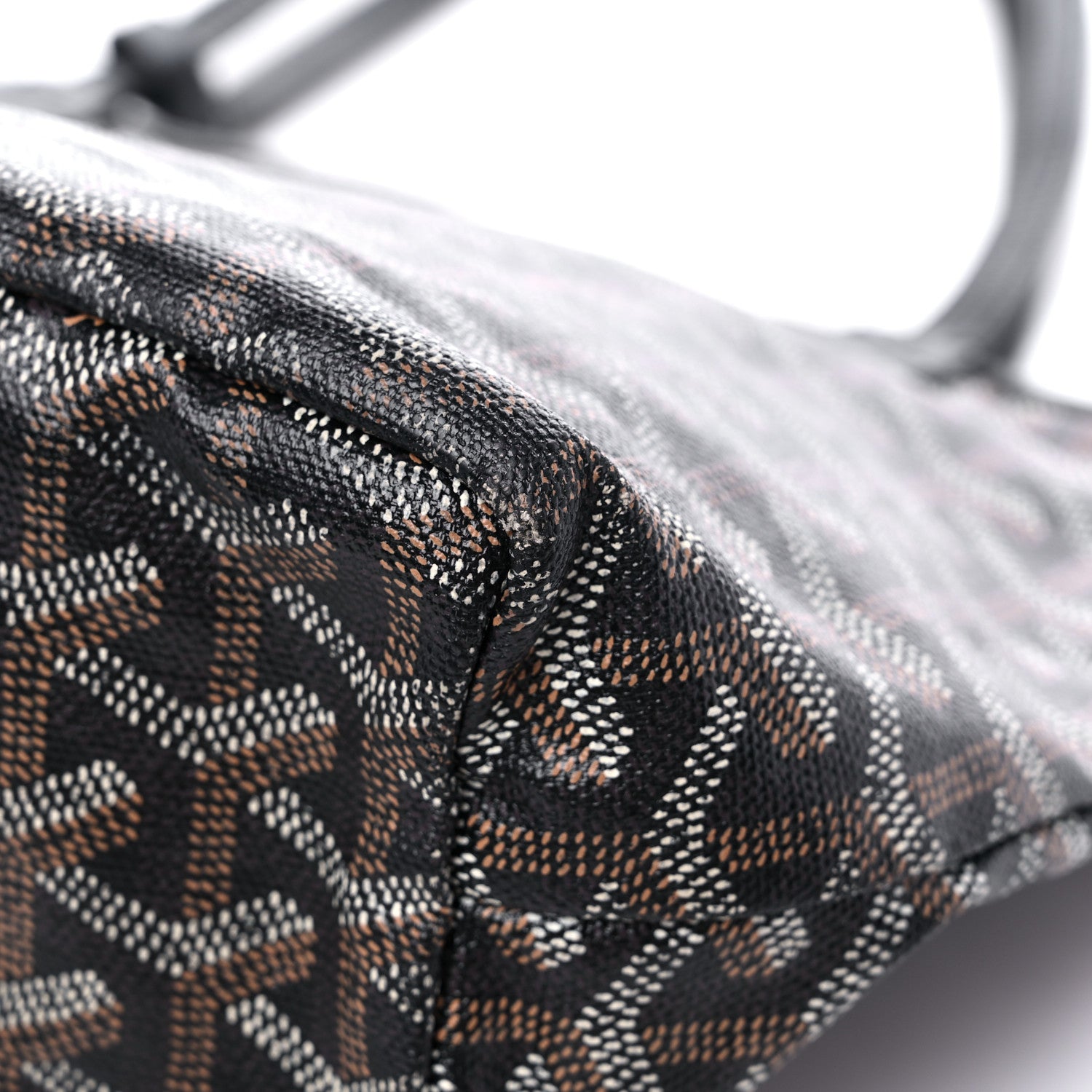 Goyard Goyardine Saint Louis Junior Jr PM Tote Black 9 of 22