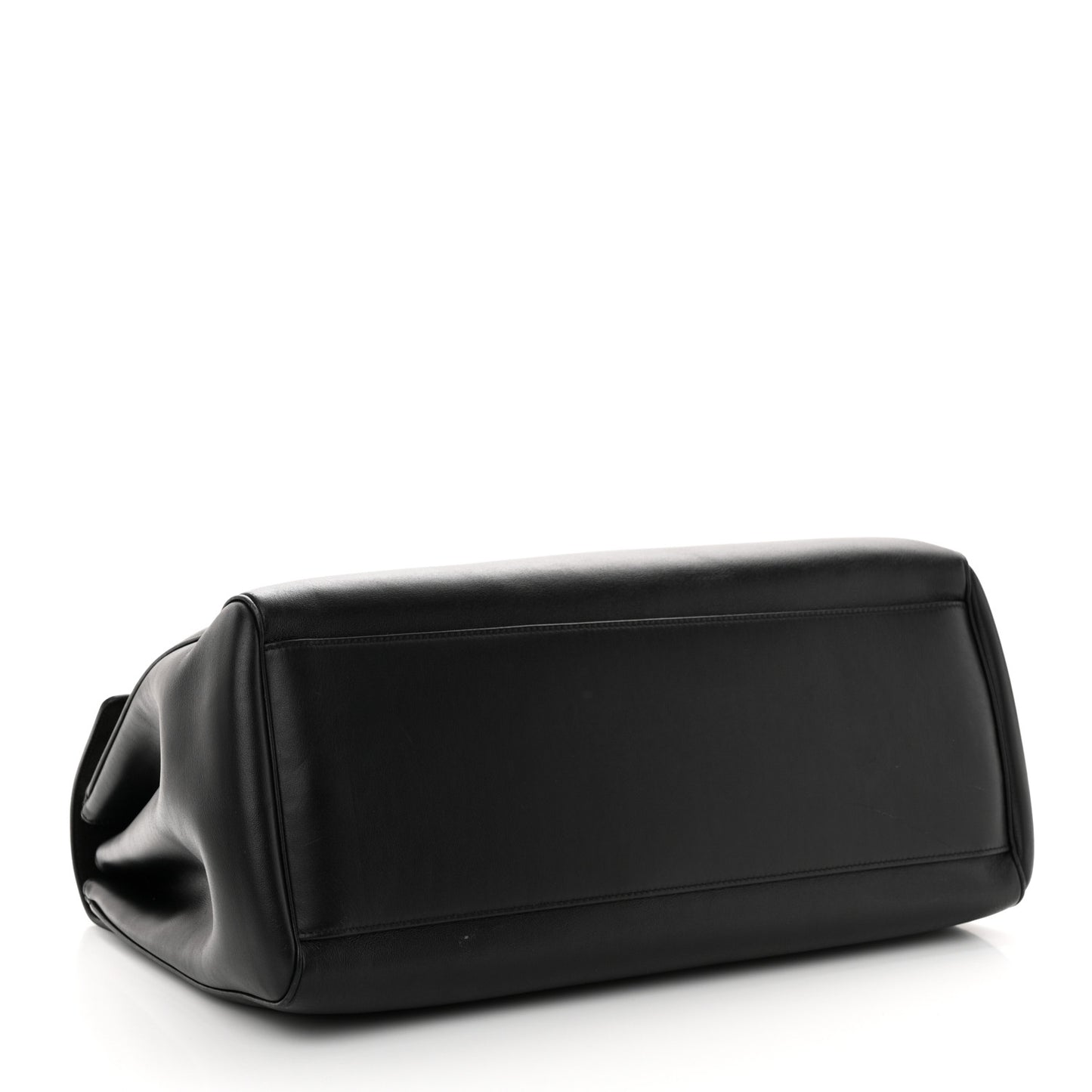 Grained Calfskin Large Soft 16 Bag Black