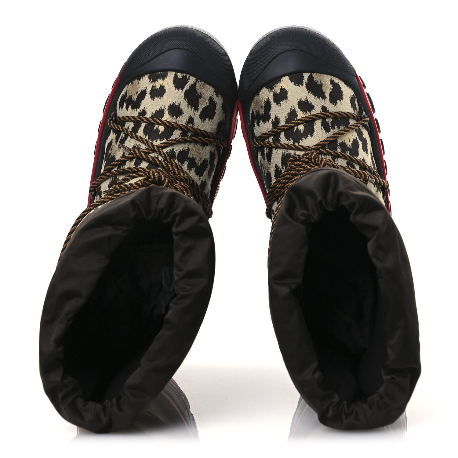 Christian Dior Oblique Leopard Nylon DiorAlps Boot 41 - 42 Beige 2 of 11
