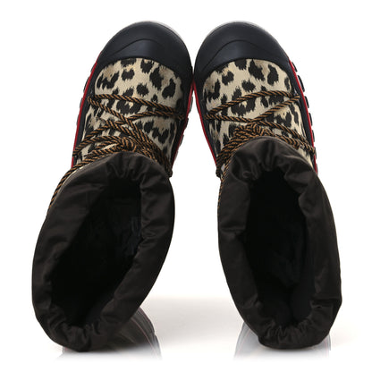 Christian Dior Oblique Leopard Nylon DiorAlps Boot 41 - 42 Beige 2 of 11