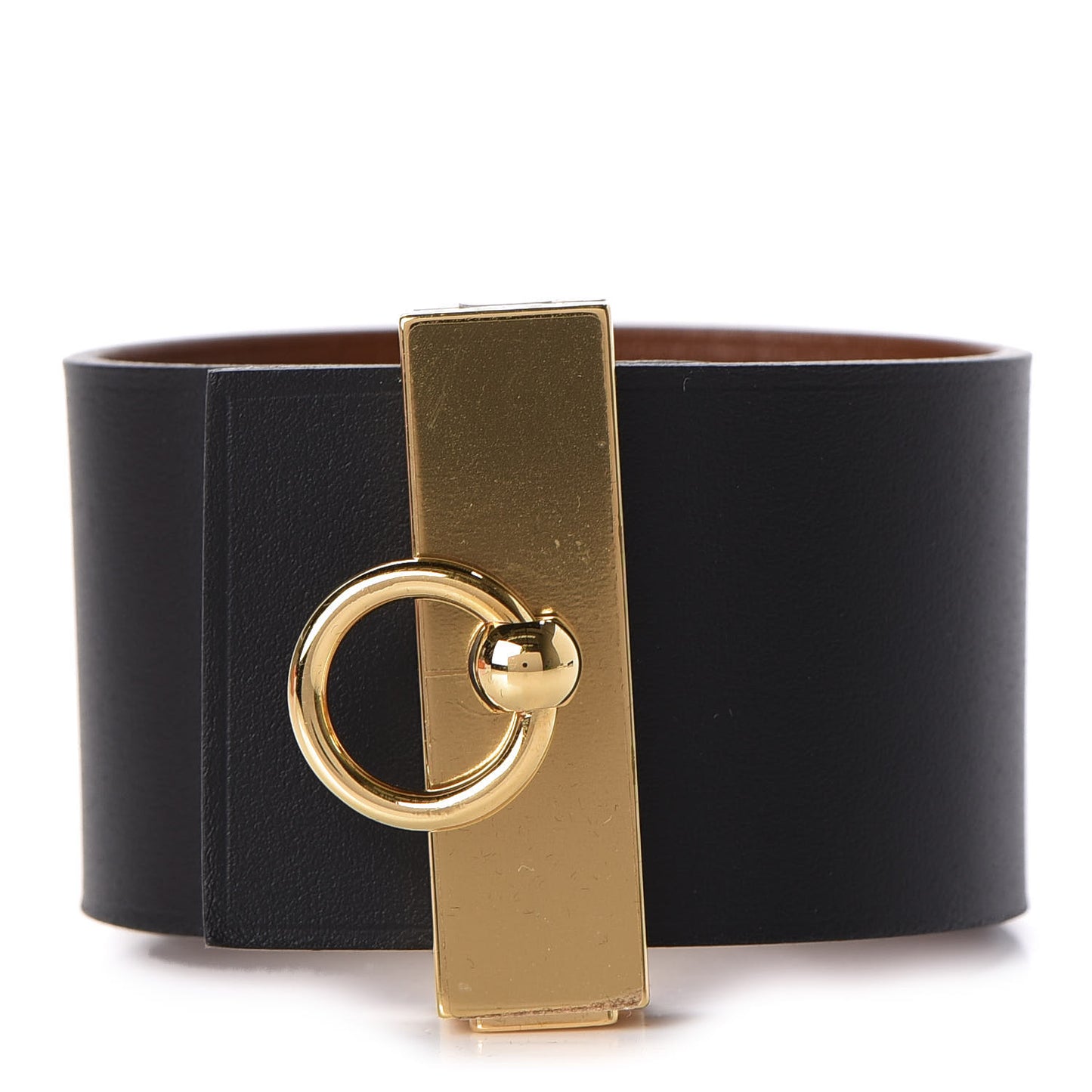 Chamonix Tadelakt Illusion Bracelet PM Black Fauve