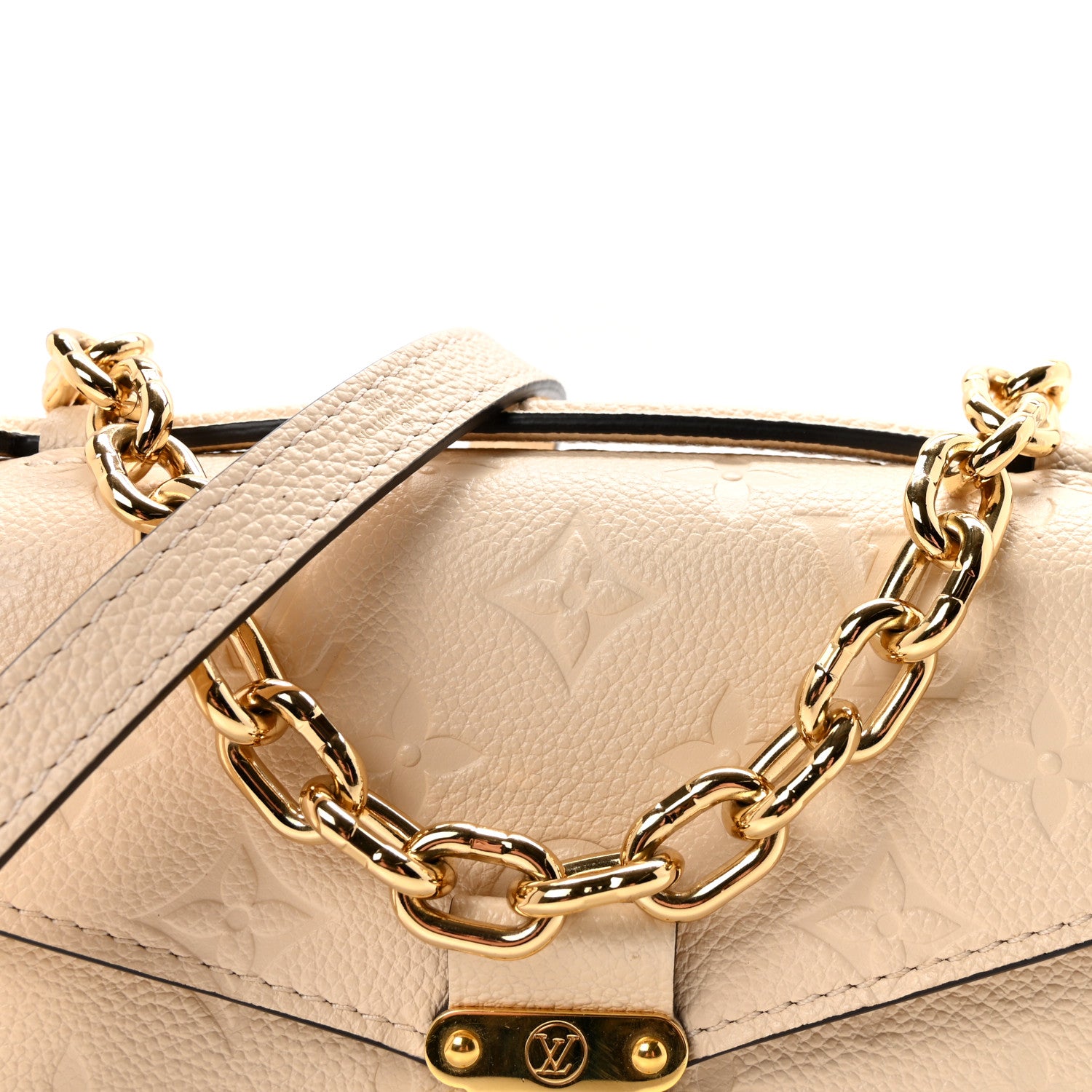 Louis Vuitton Empreinte Pochette Metis East West Cream Cream 7 of 9