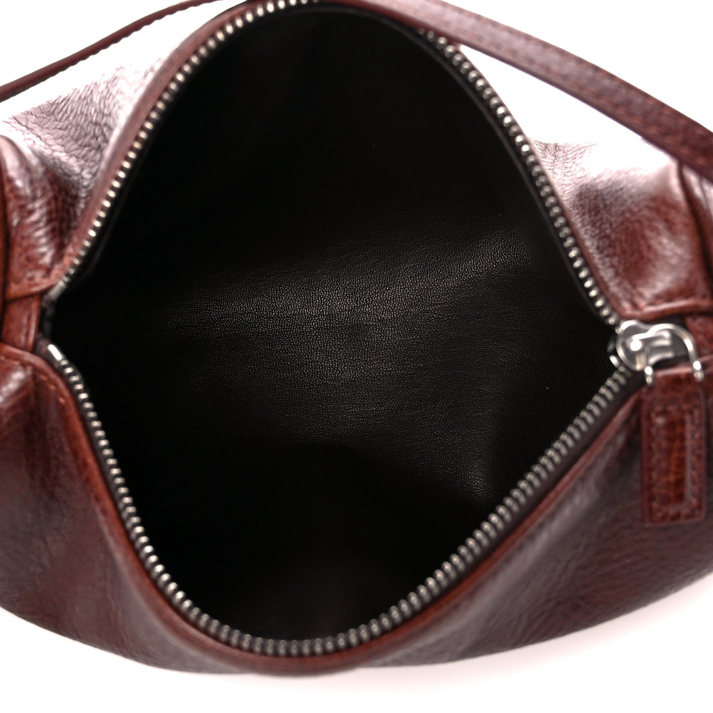 Grained Calfskin 90's Bag Burnt Wood