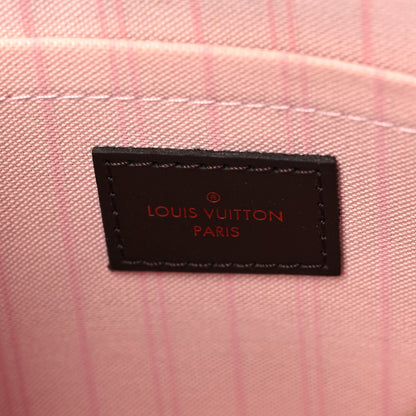 Louis Vuitton Damier Ebene Neverfull MM GM Pochette Rose Ballerine 6 of 8